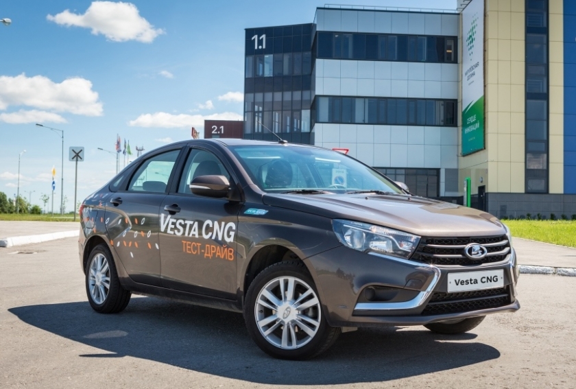 LADA Vesta CNG - началось серийное производство битопливной версии автомобиля